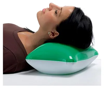 Produktbild von Kissen / Reisekissen / Strandkissen / Farbe: weiß-grün