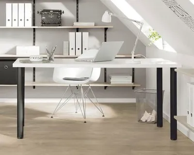 Produktbild von Tarrox Tischbein 4er-Set rund 710 Ø 60 mm schwarz