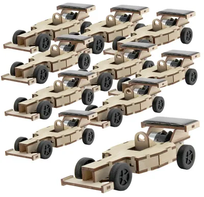 Produktbild von Solar Rennauto, 10er Set