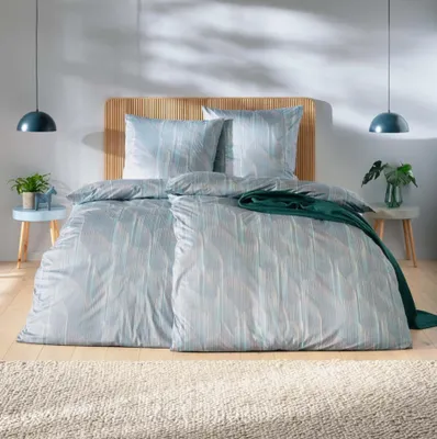 Produktbild von Estella Interlock Jersey Bettwäsche Leon 6390-840 graphit 135x200