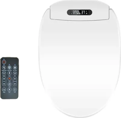 Zdjęcie produktu dla Inteligentna deska sedesowa, zdalnie sterowana, z funkcją natychmiastowego podgrzewania, BIAŁA, 220V-230V, 480 mm