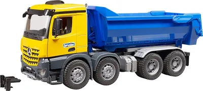 Produktbild von Bruder 03623 MB Arocs Halfpipe Kipp-LKW, Farbe: Blau oder Rot (nicht wählbar)
