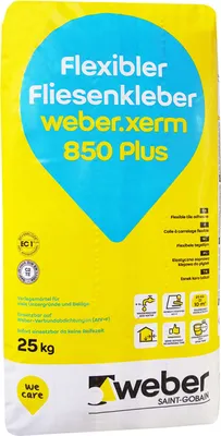 Produktbild von weber.xerm 850 plus Fliesenkleber, 25 Kg