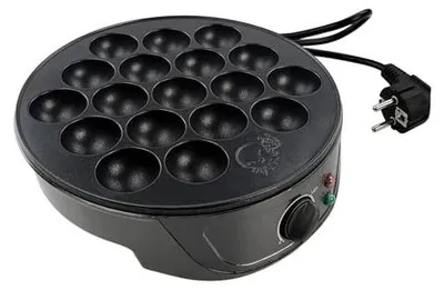 Zdjęcie produktu dla Maszyna do takoyaki elektryczna 750W 18 otworów forma pieczenia