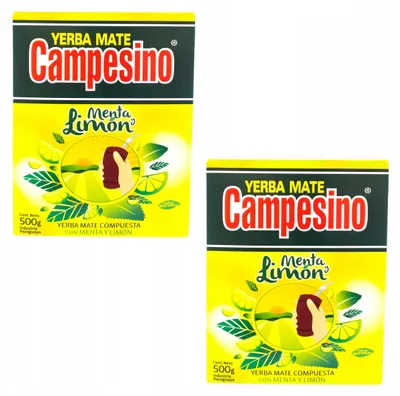 Zdjęcie produktu dla Yerba Mate Campesino Menta Limon 2x500g = 1kg (Mięta i Cytryna)