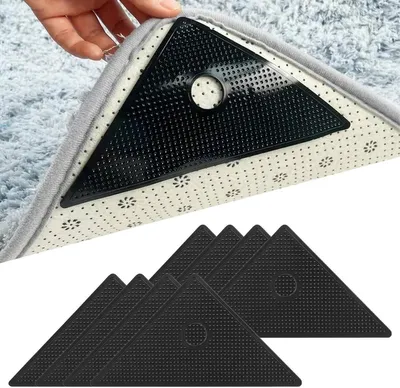 Produktbild von 8 Stück Antirutsch Pads Teppich, Teppichstopper Antirutschpads