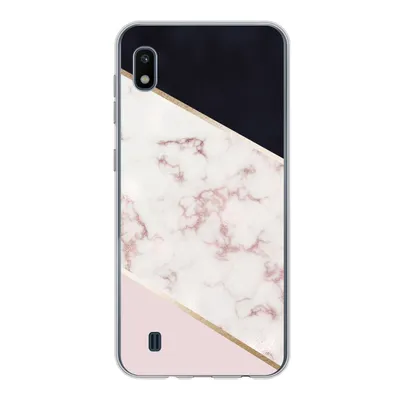 Produktbild von MuchoWow® Handyhülle Schutzhülle Hülle für Samsung Galaxy A10 Marmor - Roségold - Luxus Silikon Softcase Handy Hülle - Schutzhülle