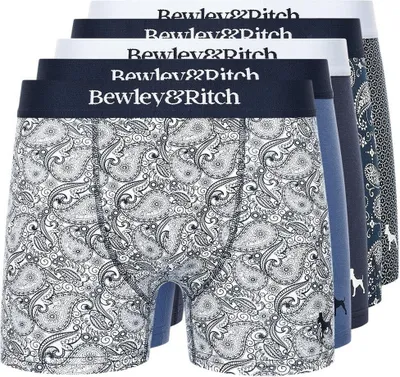 Produktbild von Bewley & Ritch - "Winsley" Boxershorts für Herren(5er-Pack) BG1839 (XL) (Bunt)