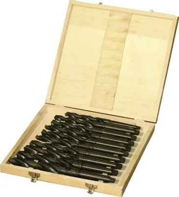 Obrázok produktu pre Sada vrtákov 14,5–23 mm, rýchloreznej ocele (HSS), 10-dielna