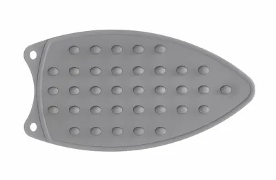 Obrázok produktu pre PODLOŽKA POD ŽEHLIČKU 26,5 x 14 cm, sivá, silikónová, podložka pod žehličku, silikónová podložka, odolná voči teplu, neklzká, 94