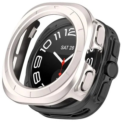 Obrázek produktu pro Pro Samsung Galaxy Watch Ultra 47mm Plastové pouzdro PC Smart Watch Cover Beige