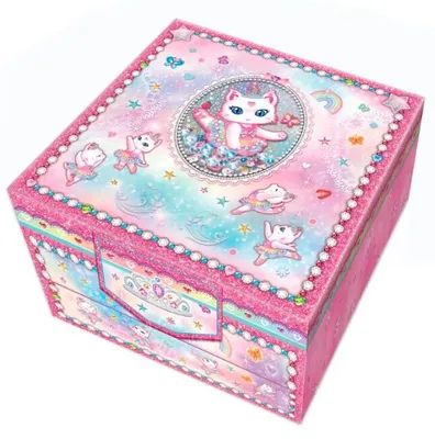 Immagine prodotto di Kit in scatola con cassetti Cat ballerina 178BK Pecoware