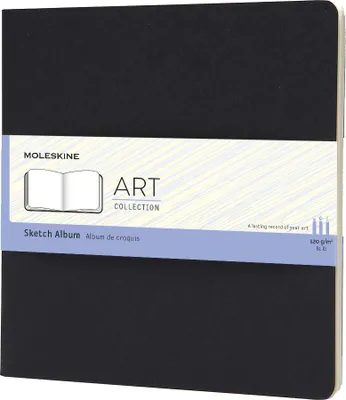 Zdjęcie produktu dla Moleskine 9788867323388 Szkicownik MOLESKINE, kwadratowy, 120 g/m², karton, czarny