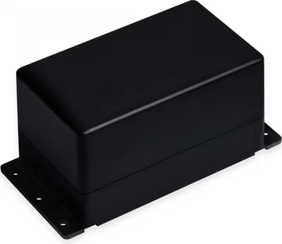 Image de Boîtier haut pour montage mural + vis, 120 x 70 x 65 mm, noir