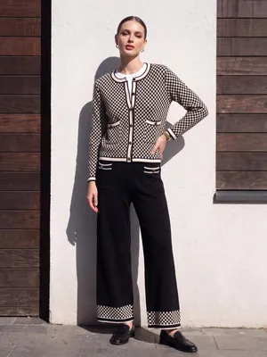 Produktbild von Set V-1 ONESIZE geometrisch elegant ZLR032 black ONESIZE