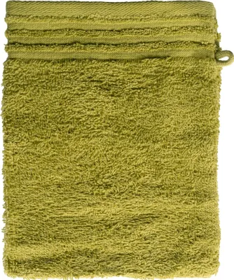 Produktbild von Waschhandschuh - Grün - 16 x 21 cm - Baumwolle