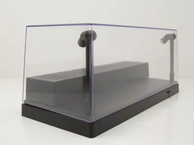 Produktbild von Triple9 4399052 Klarsichtbox Vitrine mit LED-Beleuchtung schwarz für 1:43 oder 1:24 Modelle Triple91:43, 1:24