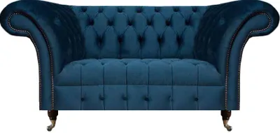 Immagine prodotto di Divano imbottito, divano da soggiorno, stile Chesterfield, mobili imbottiti, divano, divano a due posti