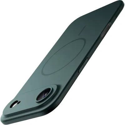 Productafbeelding van Dunne telefoonhoesje voor de iPhone 17 Air, compatibel met MagSafe, nachtgroen