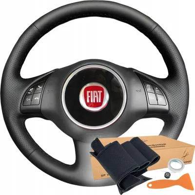 Obrázek produktu pro Lenkradabdeckung Mit Muster Für Fiat 500 500E 500C