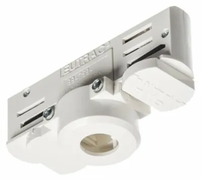 Image de Adaptateur EUTRAC pour rail à trois cercles blanc 230V