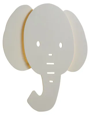 Produktbild von Kinder Wandleuchte Beige inkl LED 3 Stufen Dimmbar Ellie das Elefantenkind