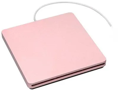 Obrázek produktu pro Externí USB vypalovačka CD, vypalovačka CD-RW, externí přehrávač s tlačítkem pro vyřezání otvoru – růžová