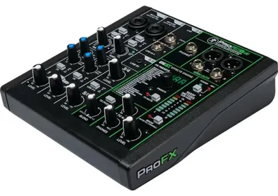 Obrázek produktu pro Mackie ProFX6v3 - 6kanálový analogový mixážní pult s USB rozhraním, černý