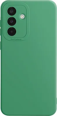 Imagen del producto de Funda para Samsung A36, silicona suave, protección para la cámara, color verde