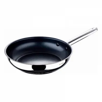 Produktbild von Bergner BG-32161-MM, Rund, Allzweckpfanne, Schwarz, Edelstahl, Xylan, Edelstahl, Keramik, Gas, Halogen, Induktion