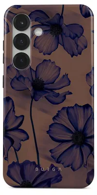 Obrázek produktu pro Pouzdro na mobilní telefon pro Galaxy S25, Burga Velvet Night Tough, hnědé a tmavě modré