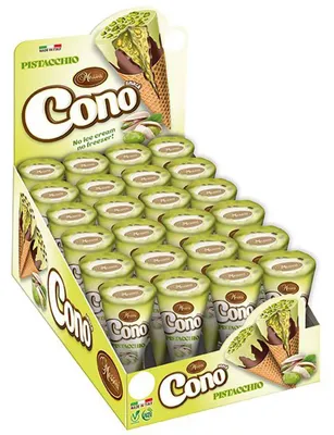 Produktbild von Messori Cioccolateria Cono Snack Pistacchio 24x22g