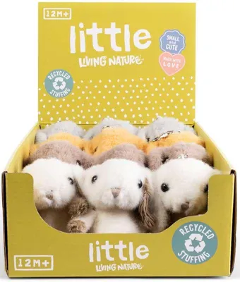 Immagine prodotto di Living Nature - Portachiavi peluche a forma di coniglio, multicolore
