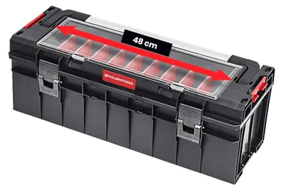 Obrázek produktu pro Toolbrothers RHINO Slim kufr na nářadí ECO Handling+ Xtra Long 29 l IP54 + zásobník na nářadí