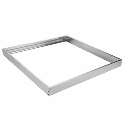 Produktbild von Aluminium Aufbaurahmen - Silber - 62x62cm - inkl. Befestigungsmaterialien - für LED-Panels