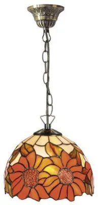 Image de Lampe Tiffany de plafond « SLNEČNICE » Ø20