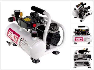 Obrázek produktu pro Senco AC4504 kompresor s tichým chodem bez oleje 230V 8bar 4l objem ( AFN0024 )