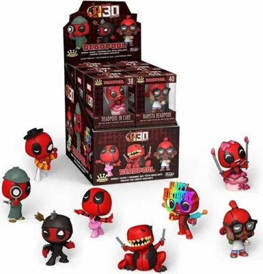 Image de Funko Bitty Pop  Minifigure Deadpool Rouge Rouge One Size