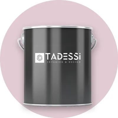 Produktbild von TADESSI Wandfarbe Rosa - Altrosa - abwaschbare Innenfarbe matt - Dispersionsfarbe - Geruchsarm und Lösemittelfrei - 5 Liter Gebinde