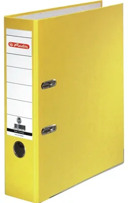 Image de herlitz 10841534 Ordner maX.file nature plus, Rckenbr.: 80 mm, gelb