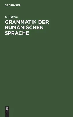 Produktbild von Grammatik der rumänischen Sprache