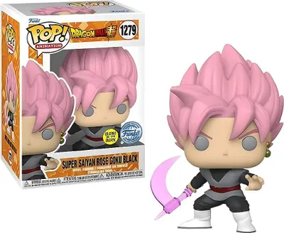 Zdjęcie produktu dla Funko POP Dragon Ball 1279 Super Saiyan Rose Goku Black glow Special Edition Limitowana Świecąca Figurka Kolekcjonerska