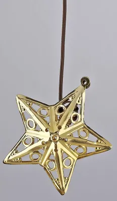 Produktbild von LED Stern Gold, 3,5V, für Krippen, Hobby- und Modellbau
