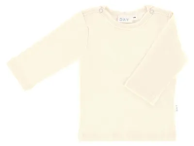 Produktbild von DAY T-Shirt Rib - Cream - Gr. 50/56