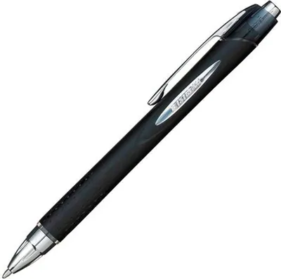 Image de Stylo à bille à encre liquide Uni-Ball Rollerball Jetstream SXN-210 Noir 12 pièces