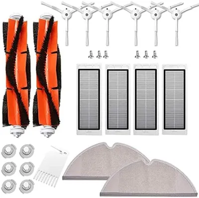 Produktbild von PromoHome® 27-teiliges Wartungsset für Xiaomi Roborock S50 S51 S55 S5 Max S6 S60 S65 - HEPA-Filter, Hauptbürsten, Seitenbürsten
