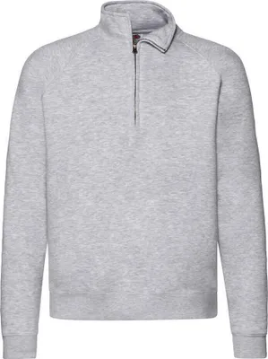 Produktbild von Fruit of the Loom - "Premium" Sweatshirt Reißverschluss für Herren PC5843 (XXL) (Grau meliert)
