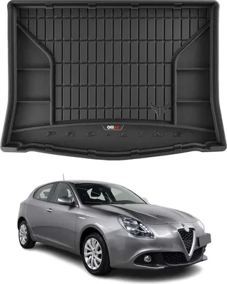 Image de OMAC Tapis de coffre caoutchouc pour Alfa Romeo Giulietta 2010-2020 Noir Premium