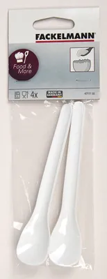 Eierlöffel aus Kunststoff, 4 Stück, spülmaschinengeeignet