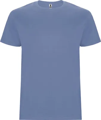Produktbild von Roly CA6681 | Stafford T-Shirt - Doppellagiger Rundhalskragen - Farbe: Denim Blue 86 - Größe: M